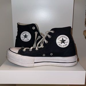 High top black converse